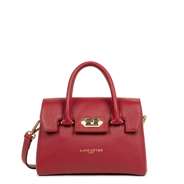 Lancaster Handbag with flap and clasp Mini Milano Cosmos 547-79 Carmine