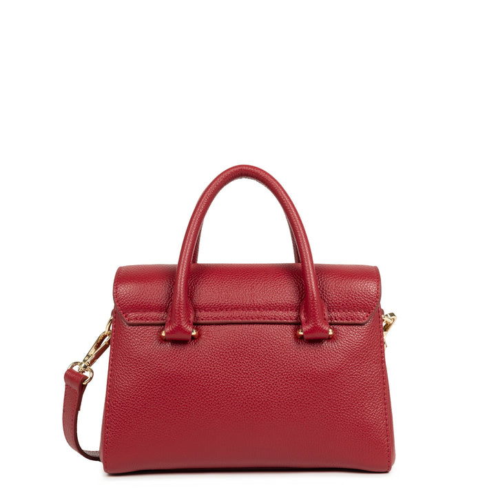 Lancaster Handbag with flap and clasp Mini Milano Cosmos 547-79 Carmine