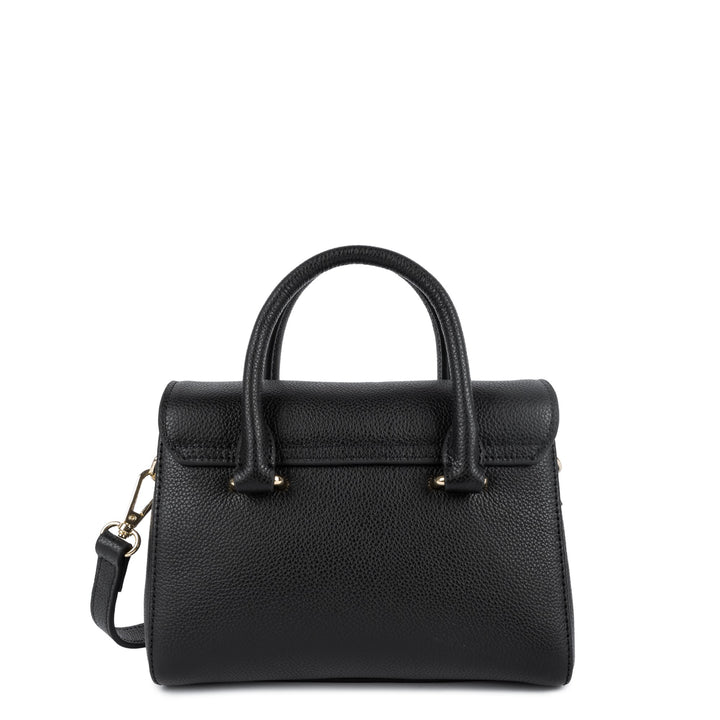 Lancaster Sac à main A rabat avec fermoir Mini Milano Cosmos 547-79 Noir