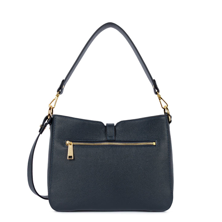 Lancaster Milano Horizon L Shoulder Bag 547-81 Dark Blue