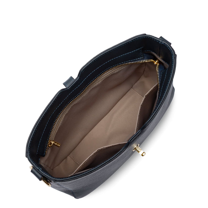 Lancaster Sac trotteur L Milano Horizon 547-81 Bleu Foncé