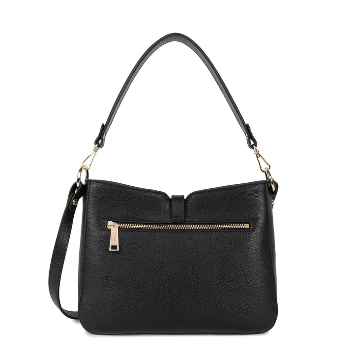 Lancaster Sac besace Zippé L Milano Horizon 547-81 Noir