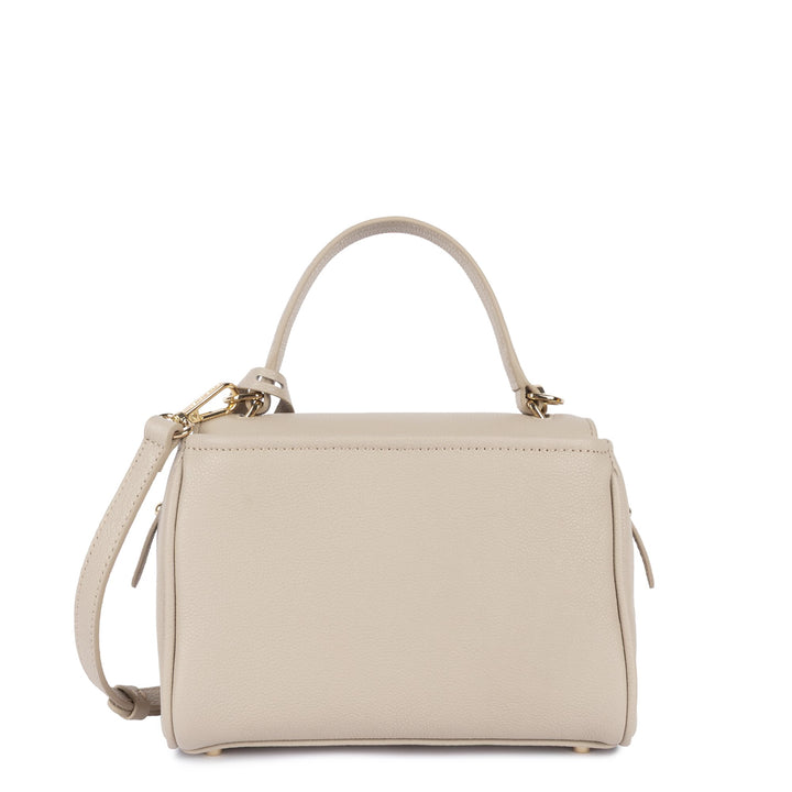 Lancaster Sac à main A rabat avec fermoir S Mademoiselle Grace 572-101 Beige
