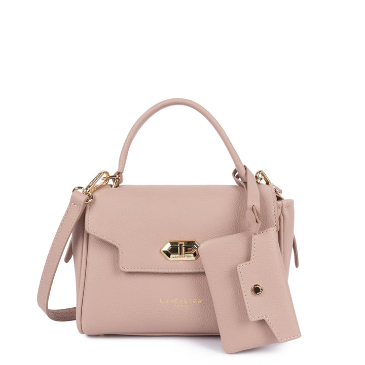 Lancaster Sac à main A rabat avec fermoir S Mademoiselle Grace 572-101 Nude