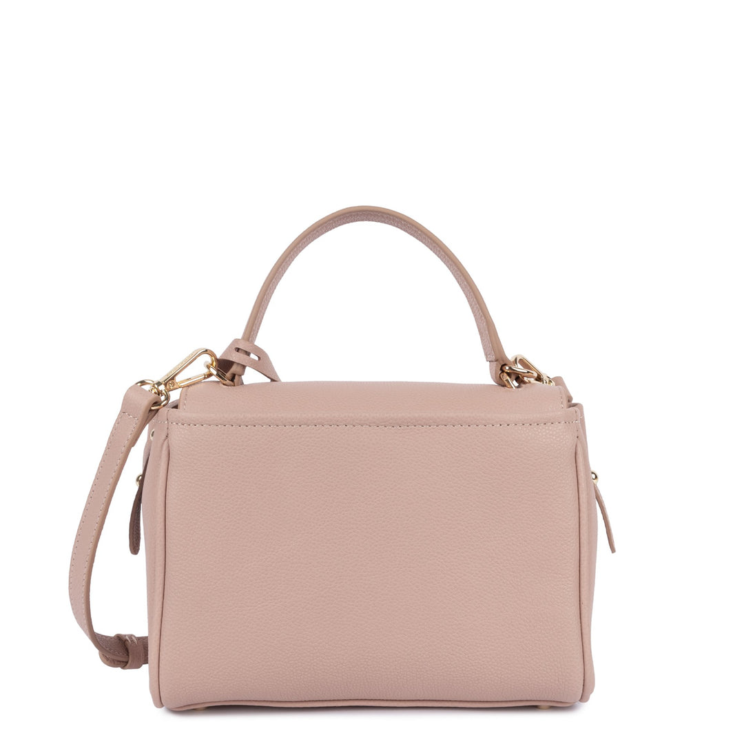 Lancaster Sac à main A rabat avec fermoir S Mademoiselle Grace 572-101 Nude