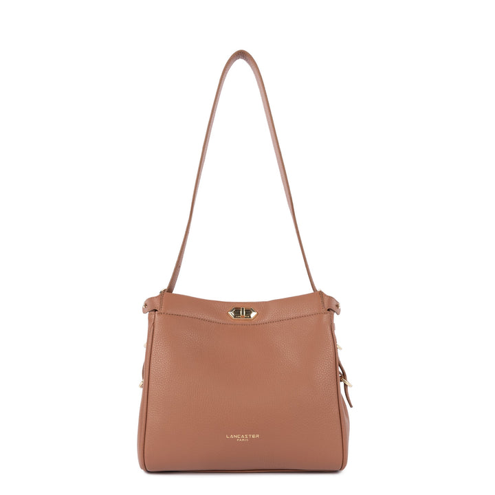 Lancaster Sac hobo Avec fermoir M Lady ROMY 572-105 Camel