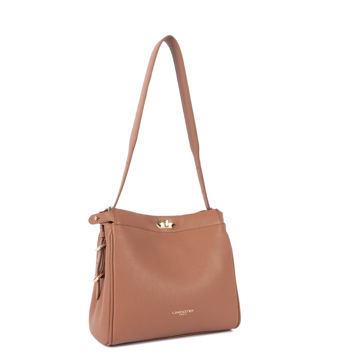 Lancaster Sac hobo Avec fermoir M Lady ROMY 572-105 Camel
