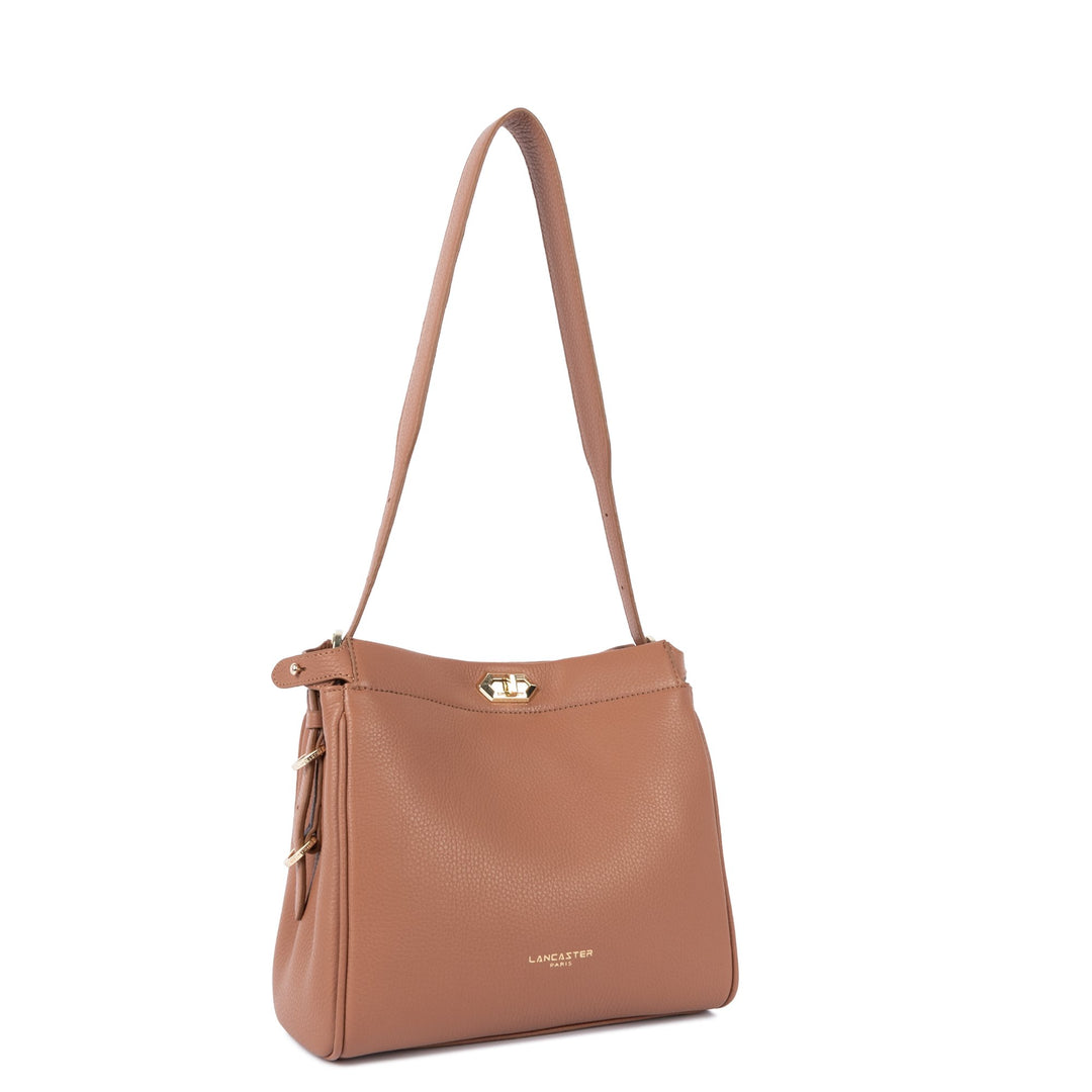 Lancaster Torebka hobo z zapięciem M Lady ROMY 572-105 Camel