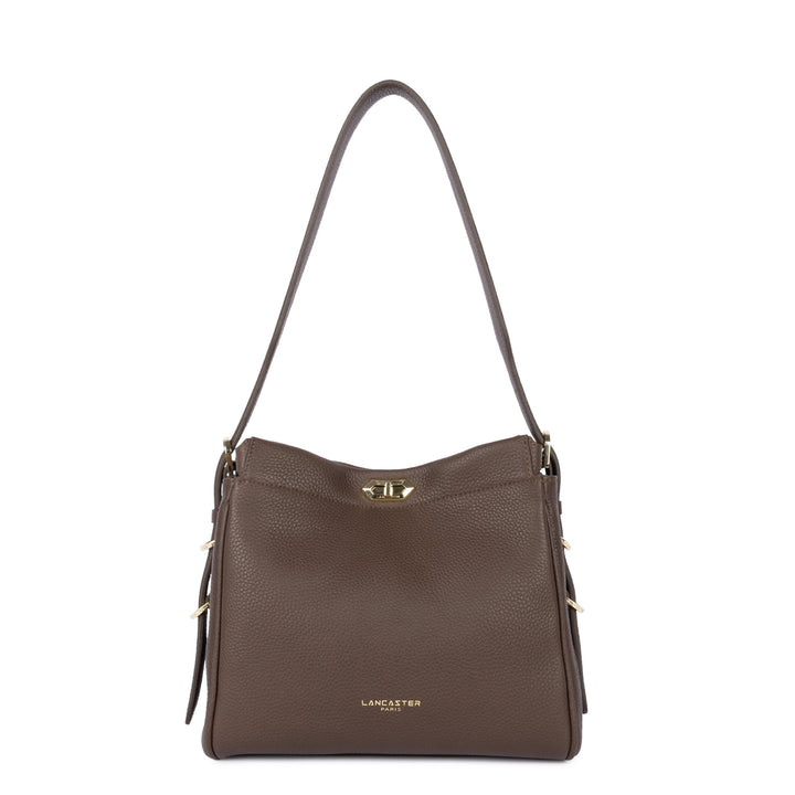 Lancaster Sac hobo Avec fermoir M Mademoiselle ROMY 572-105 Marron