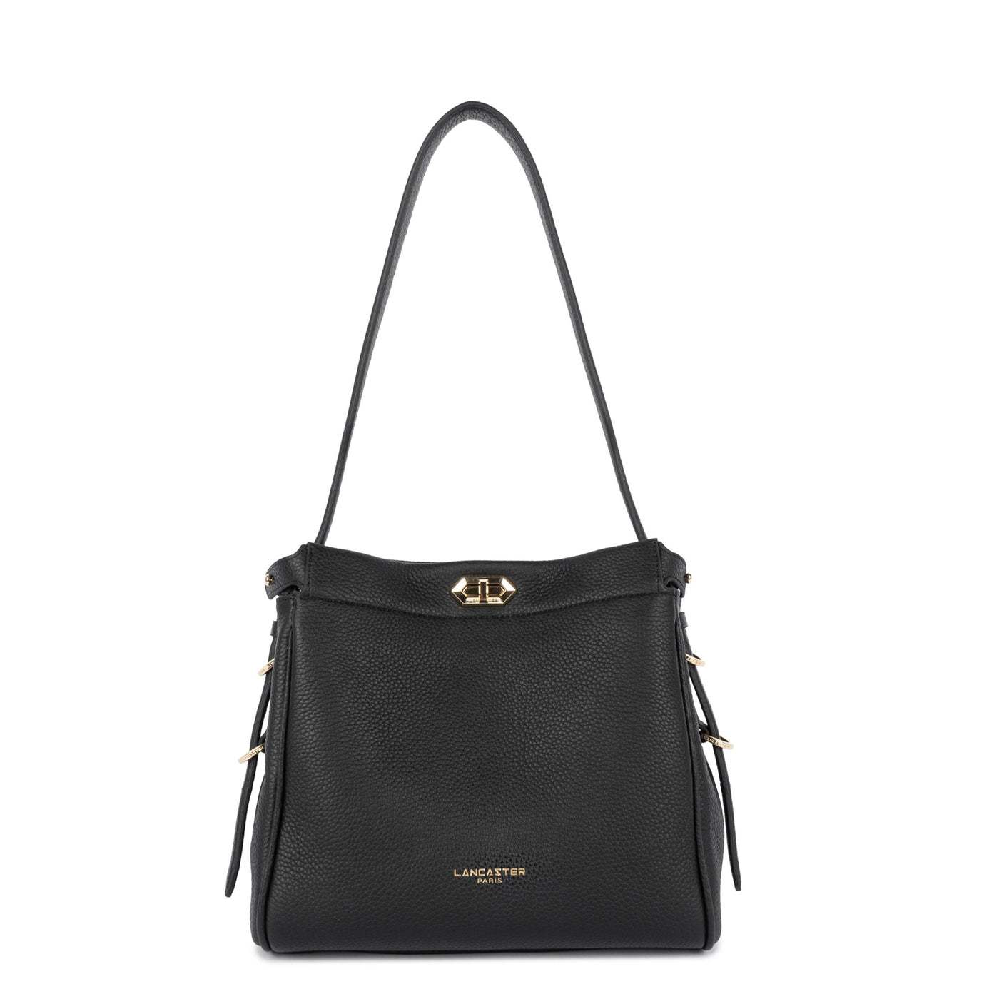 Lancaster Sac hobo Avec fermoir M Lady ROMY 572-105 Noir