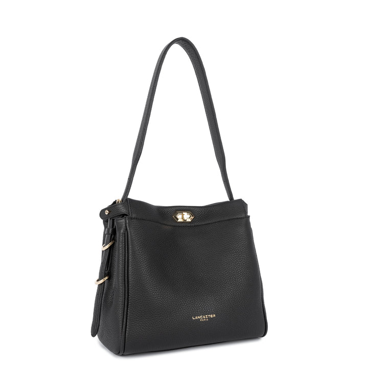 Lancaster Sac hobo Avec fermoir M Lady ROMY 572-105 Noir