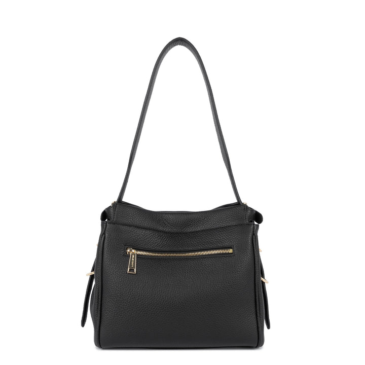 Lancaster Sac hobo Avec fermoir M Lady ROMY 572-105 Noir