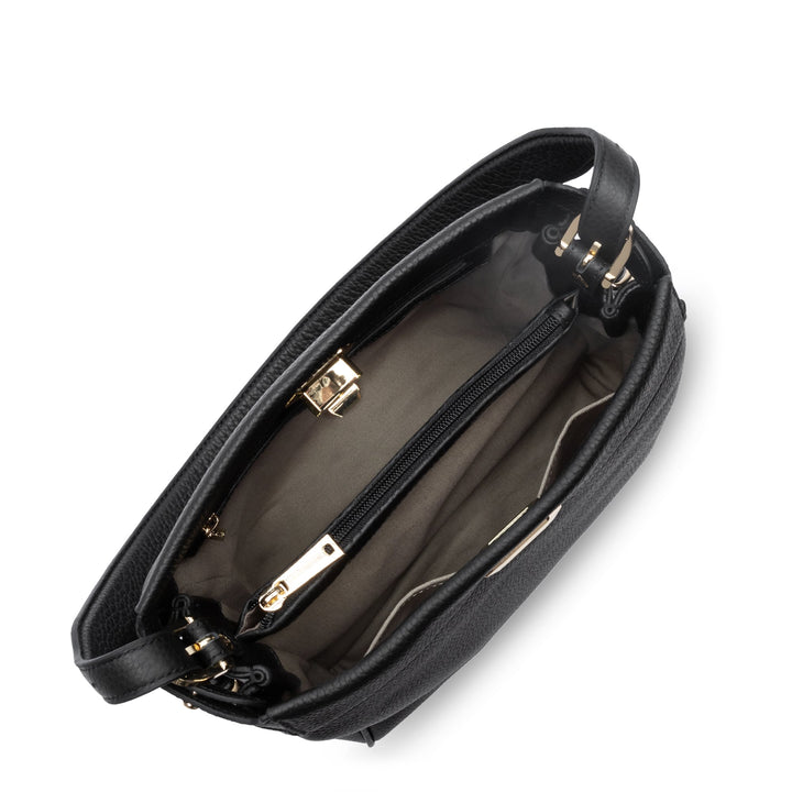 Lancaster Sac hobo Avec fermoir M Lady ROMY 572-105 Noir