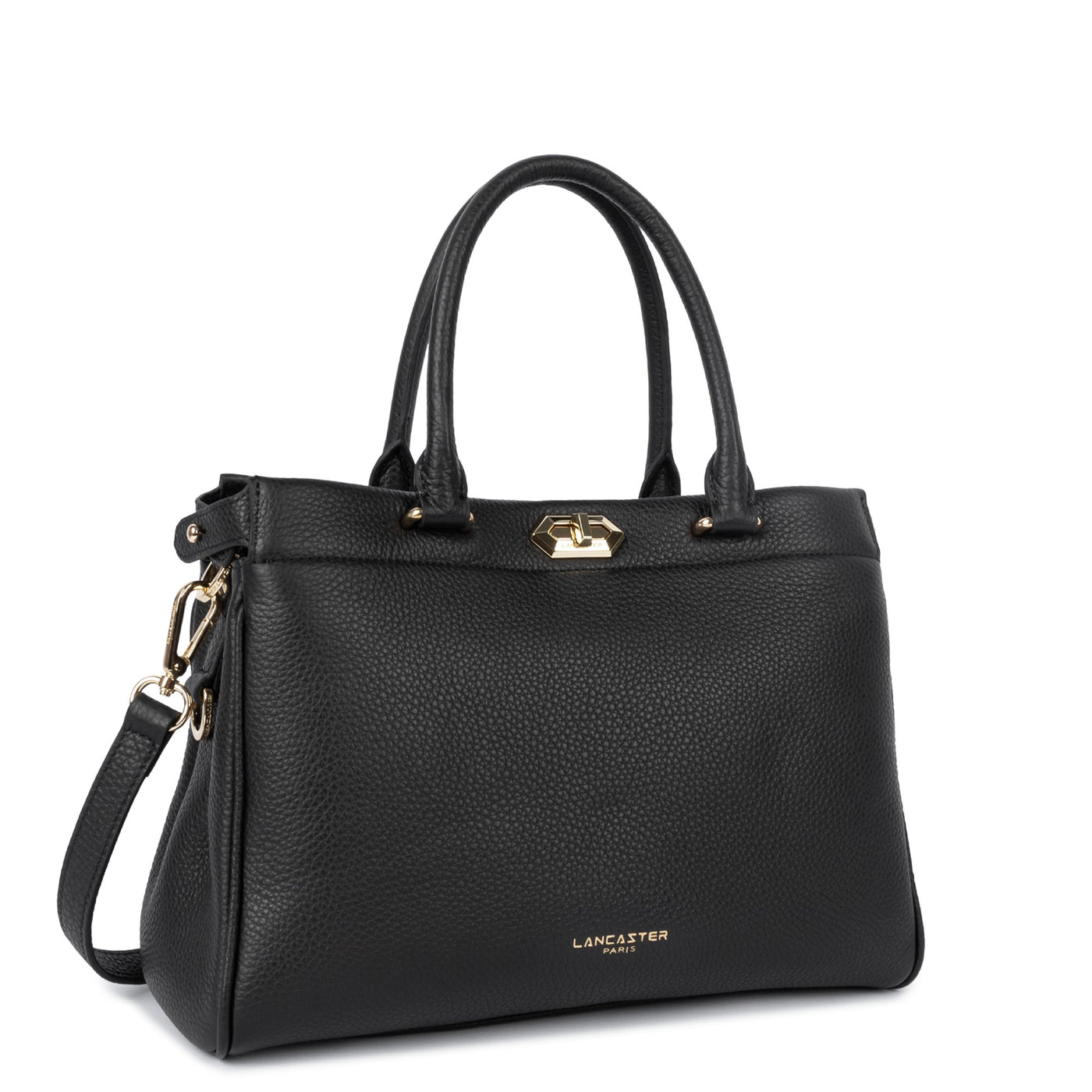 Lancaster Sac cabas main Avec fermoir Lady ROMY 572-107 Noir