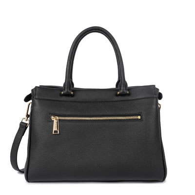 Lancaster Sac cabas main Avec fermoir Lady ROMY 572-107 Noir