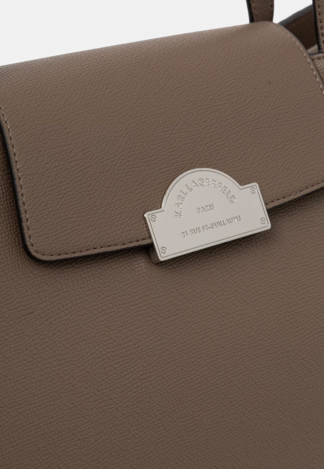 Karl Lagerfeld Cabas Métal Taupe