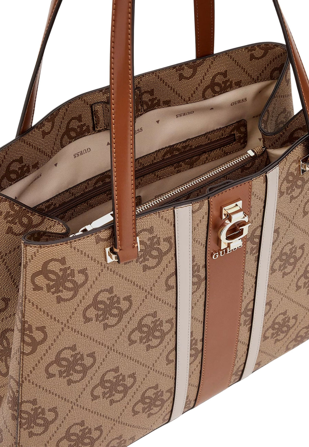 Guess Cabas / Shopping Håndtaske Latte Logo SO783823