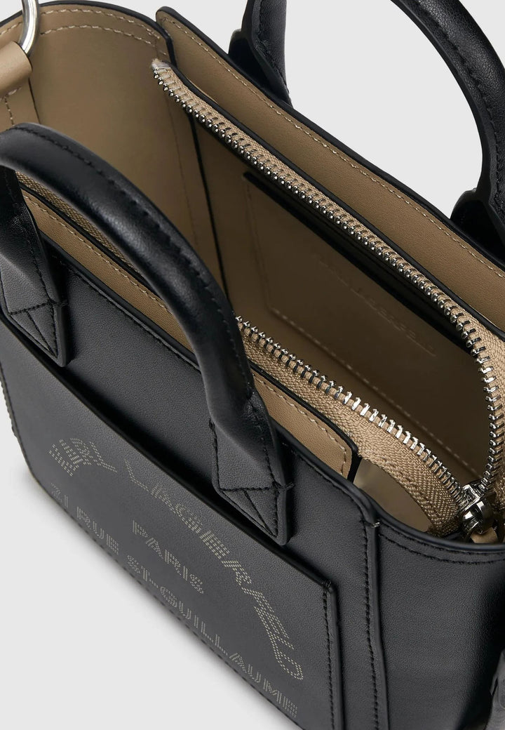 Karl Lagerfeld Cabas Mini Cuir Noir