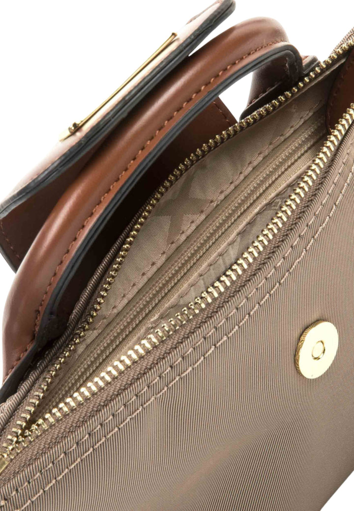 Ted Lapidus Petit Sac à main Jaimie DU43506 Naturel/Cognac