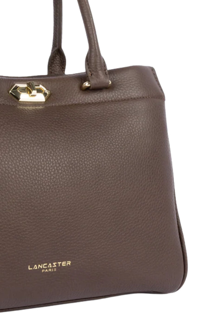 Lancaster Torba na ramię z zapięciem Mademoiselle ROMY 572-107 Brązowa
