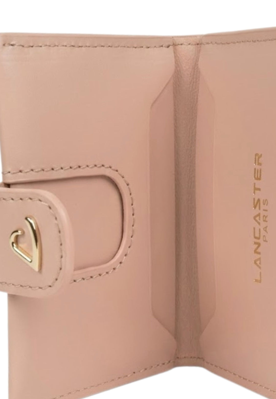 Lancaster Porte-cartes Avec Pression Paris Philos 131-070 Nude Clair