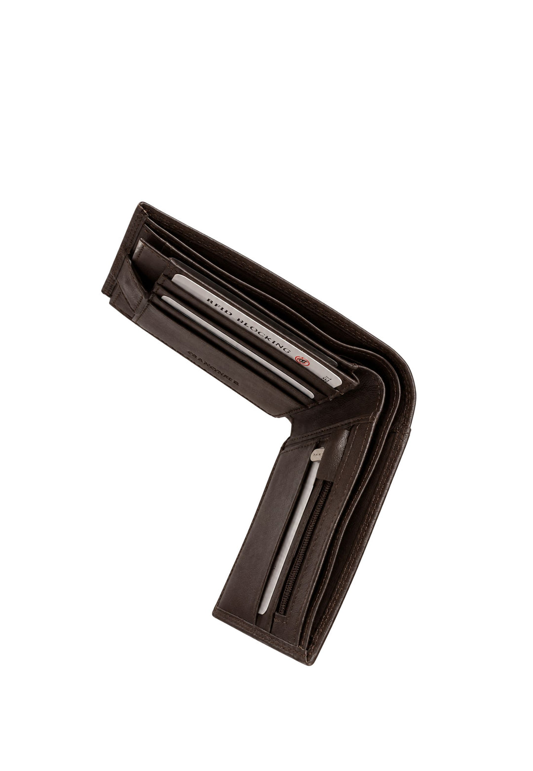 Francinel Italian Wallet in Brown Cowhide Leather