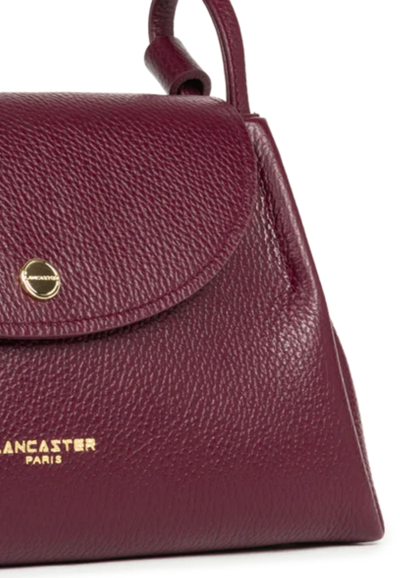 Lancaster Sac trotteur A rabat aimanté L Accordéon Double 470-89 Bordeaux - In - Champagne