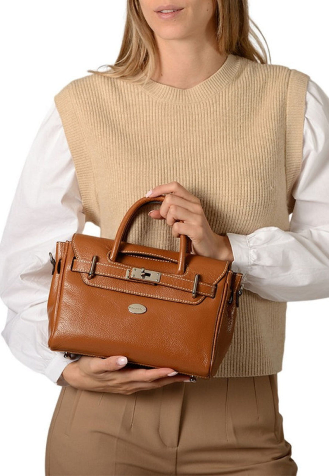 Mac Douglas Sacs À Main MINI Pyla Buni Cuir Marron