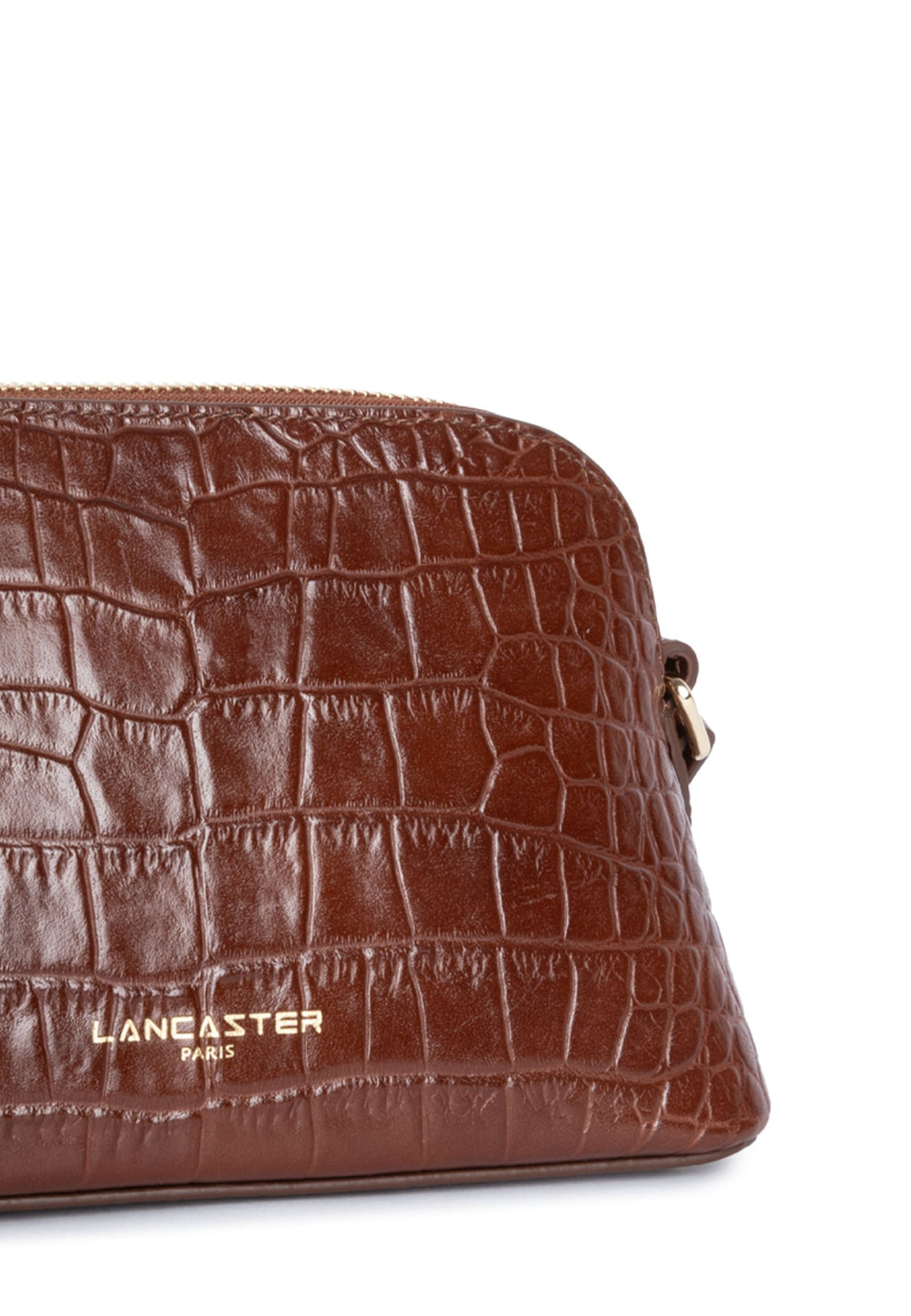 Lancaster Puolikuu Exo 524-113 Vetoketjullinen Laukku Kastanja