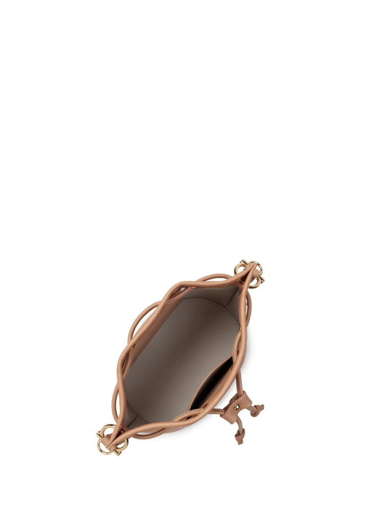 Lancaster Beuteltasche mit Kordelzug S Alba Double Nature-In-Beige