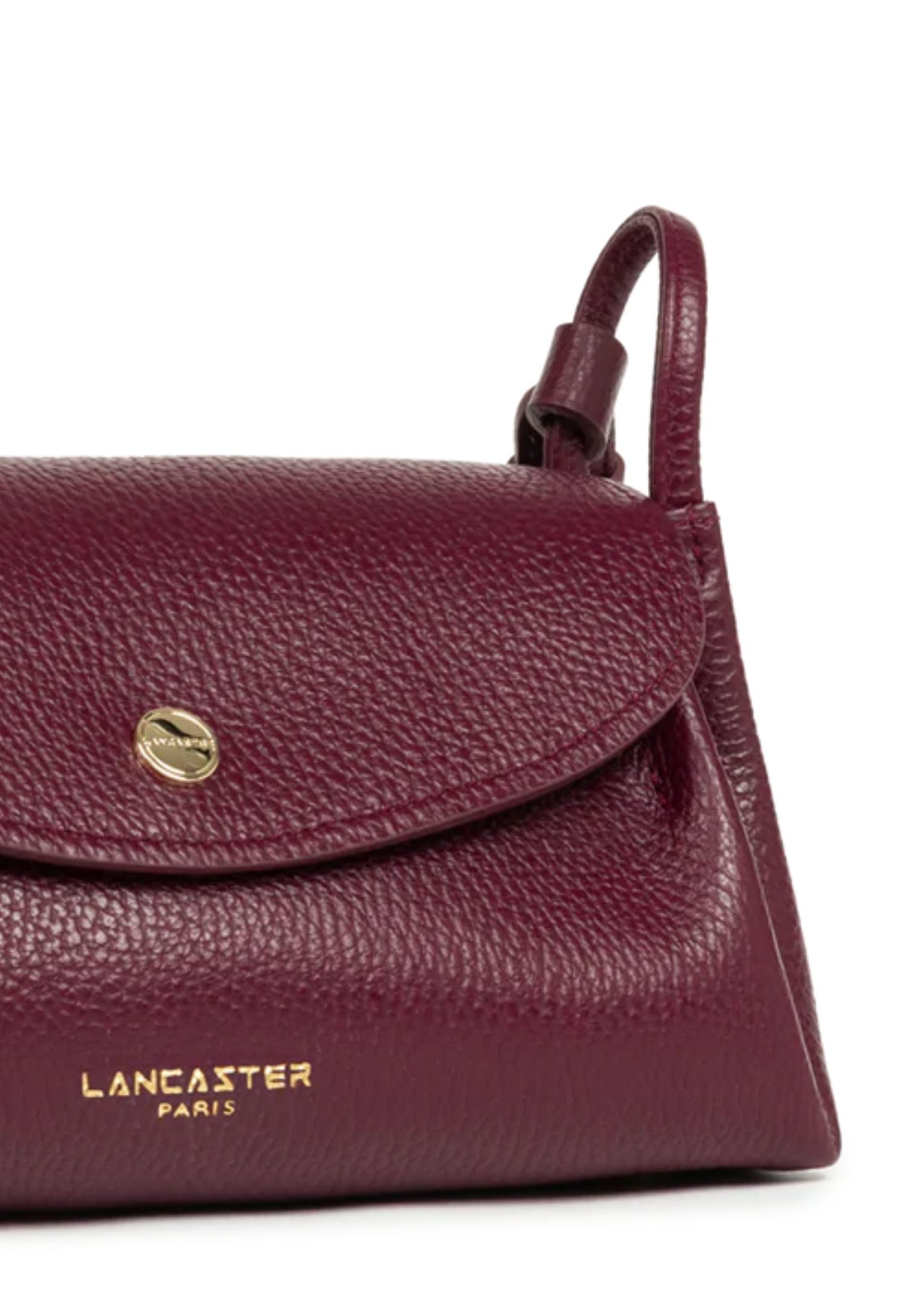 Lancaster Sac trotteur A rabat aimanté M Accordéon Double 470-88 Bordeaux - In - Champagne