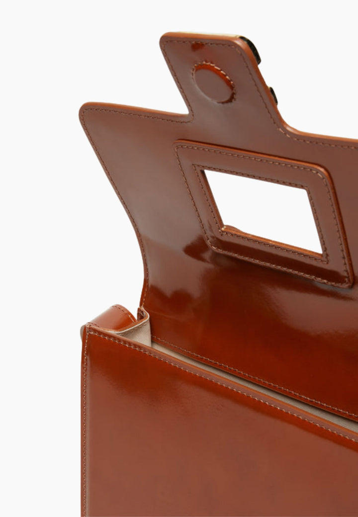 Carel Paris Kabelky Quartier De La Sorbonne Kožené Hnědé