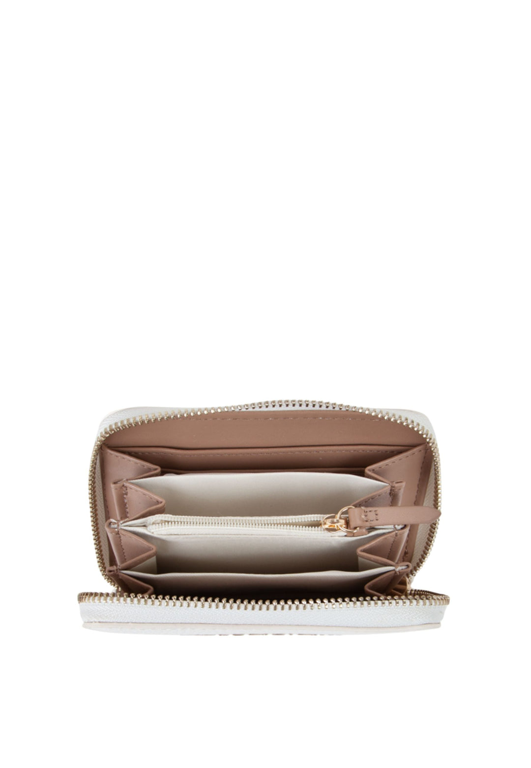 Portemonnee Alexia Valentino Bianco/Cuoio