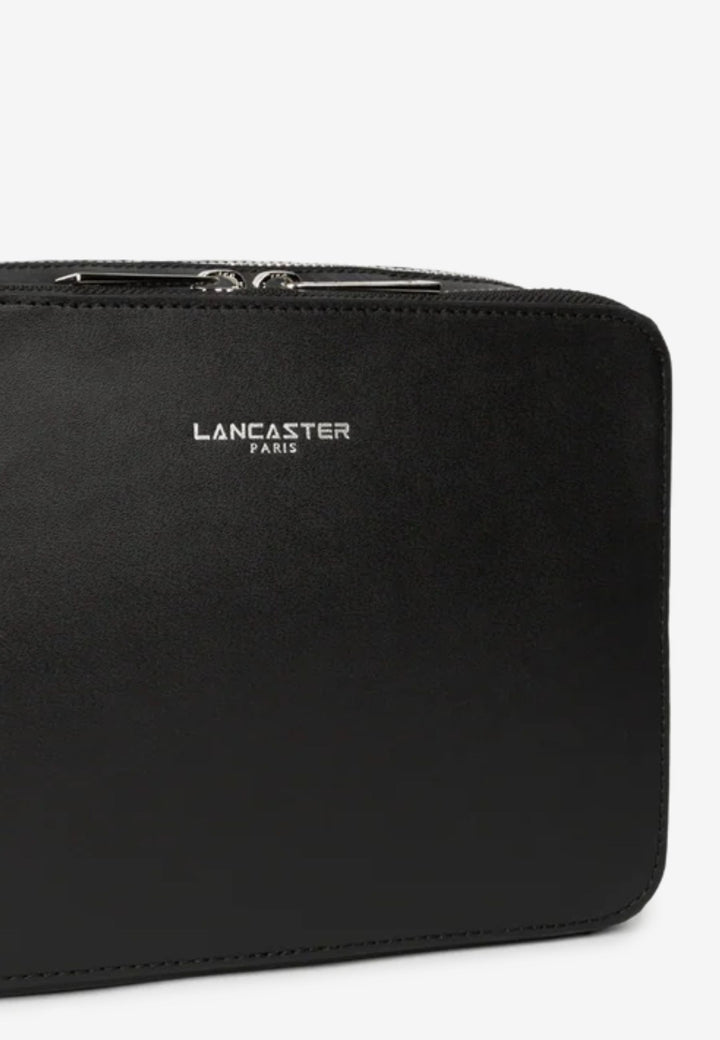 Sacoche Lancaster Cuir Homme 312-23 Paris Homme Noir