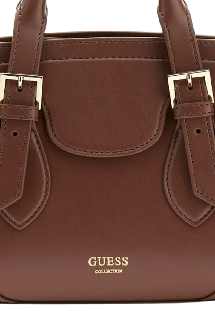 Guess Borsa a tracolla Diana Maxi Satchel Chocolate
