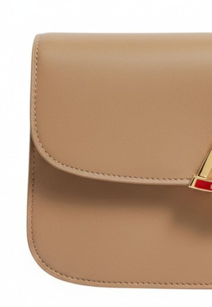 Lancaster Sac trotteur A rabat aimanté Paris Philos 531-082 Praline