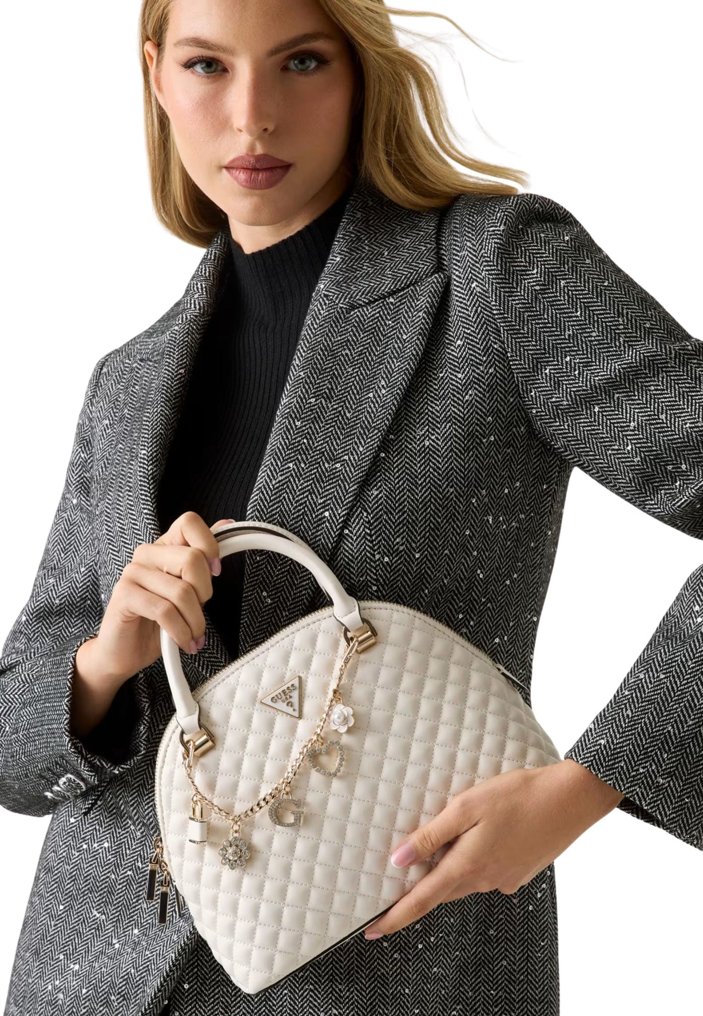 Guess Pochette Ever Flap Clutch Bianco EG867905