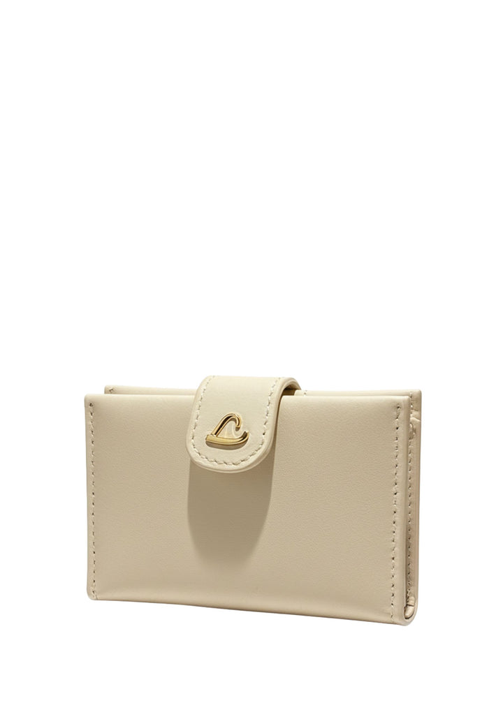 Lancaster Porte-cartes Avec Pression Paris Philos 131-070 Ecru