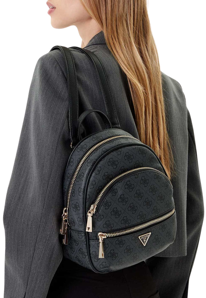 Guess Sac à dos Latte Logo Manhattan  Coal Logo SG711832