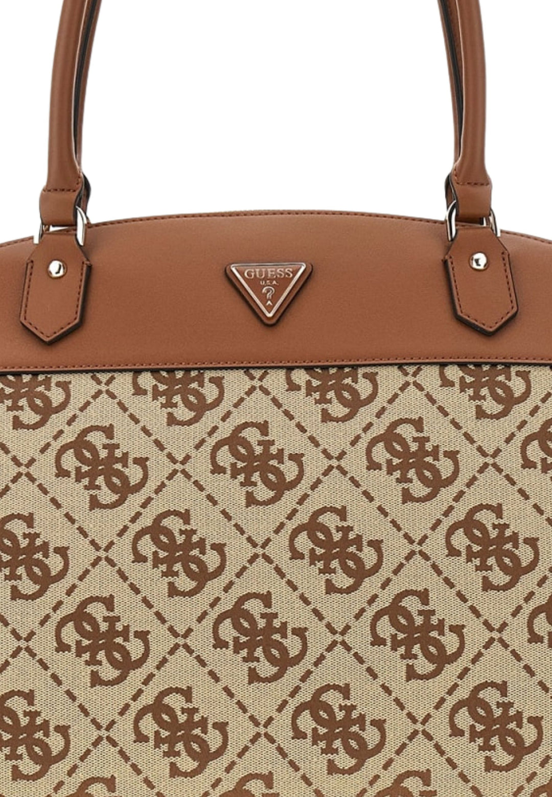 Guess Cabas Audrey Monogramme Cognac Logo