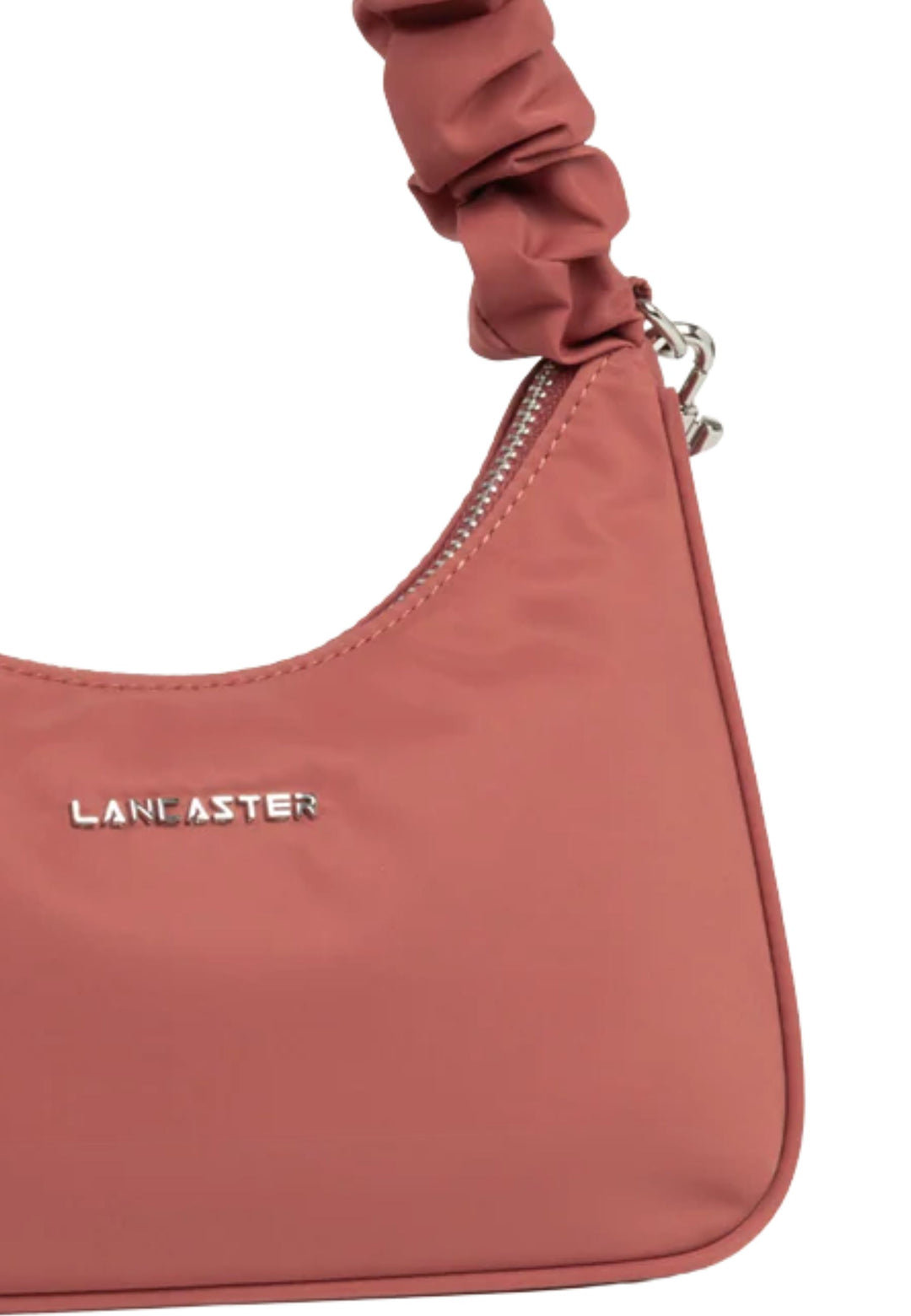 Lancaster Axelremsväska med dragkedja S Basic Chouchou 510-68 Mörkrosa