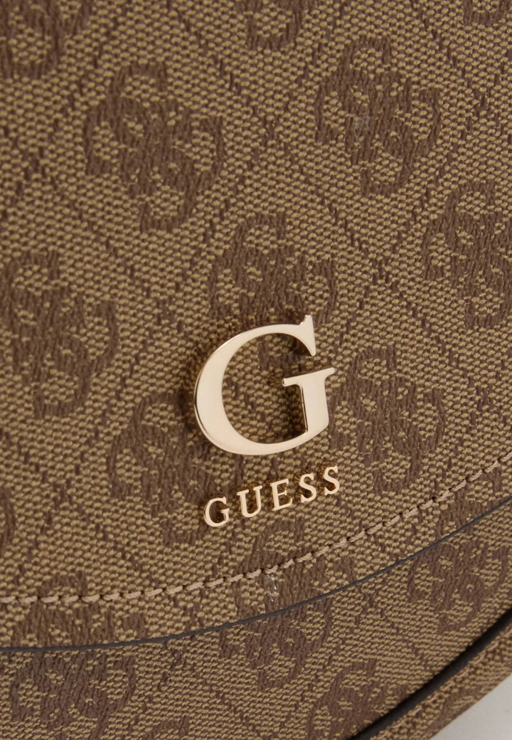 Guess Sac à Rabat Coleen Monogramme Latte Logo II