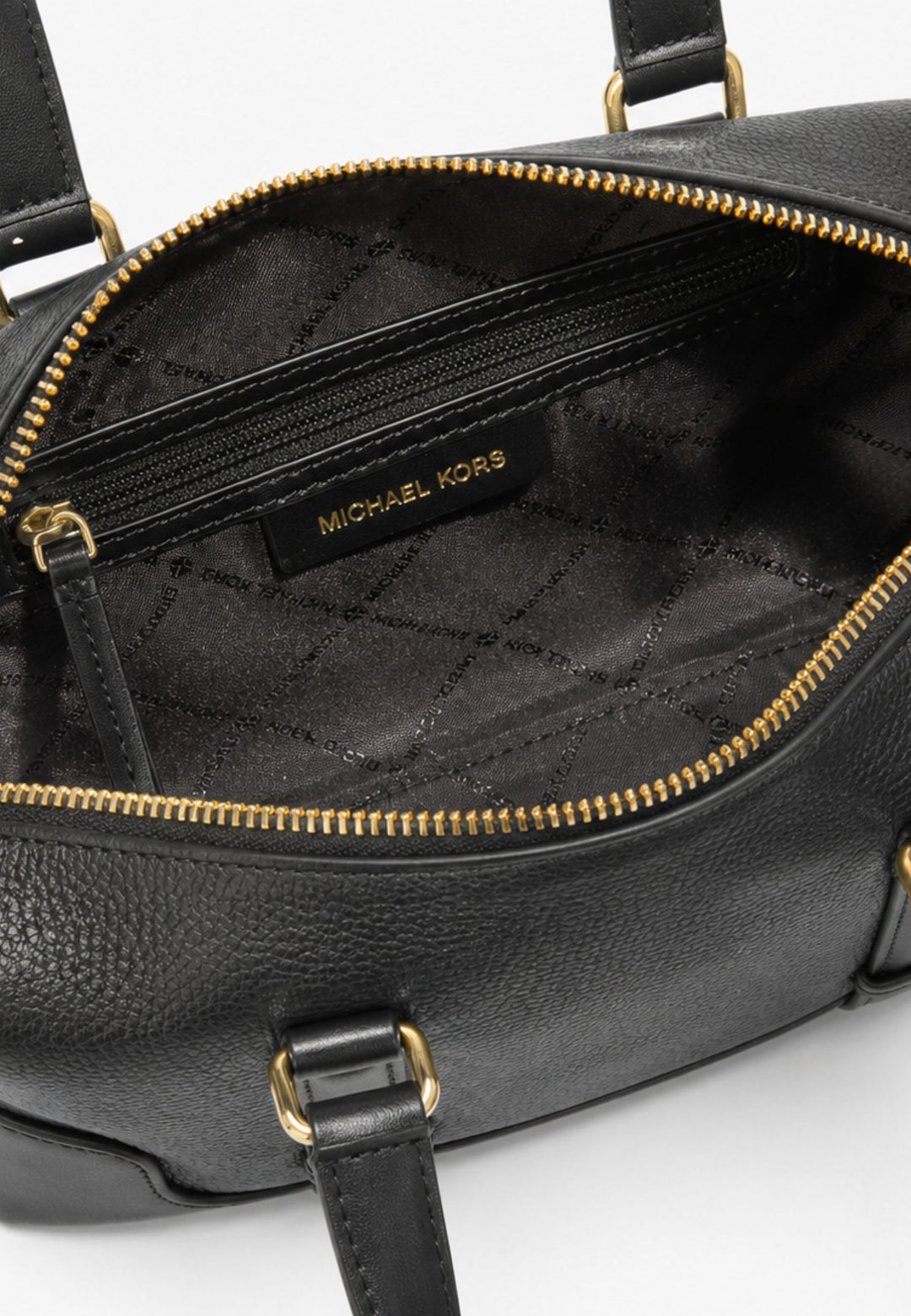 Michael Kors Skuldertaske Læder Teddi Mini Blød Sort