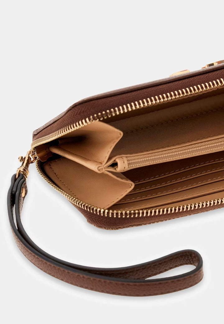Guess Rees Portemonnaie / Portemonnaie Lindsey Grand Latte Logo