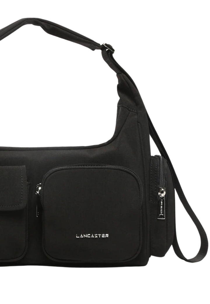 Lancaster Umhängetasche Zippé Basic Pocket 510-92 Schwarz