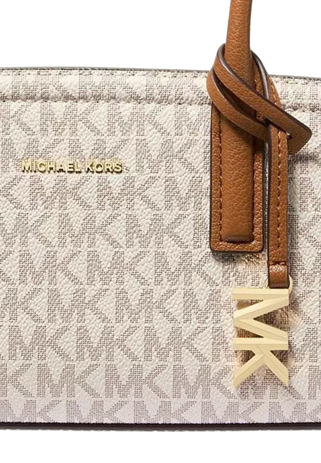 Michael Kors Sac bandoulière Laila Signature Small East West Vanille
