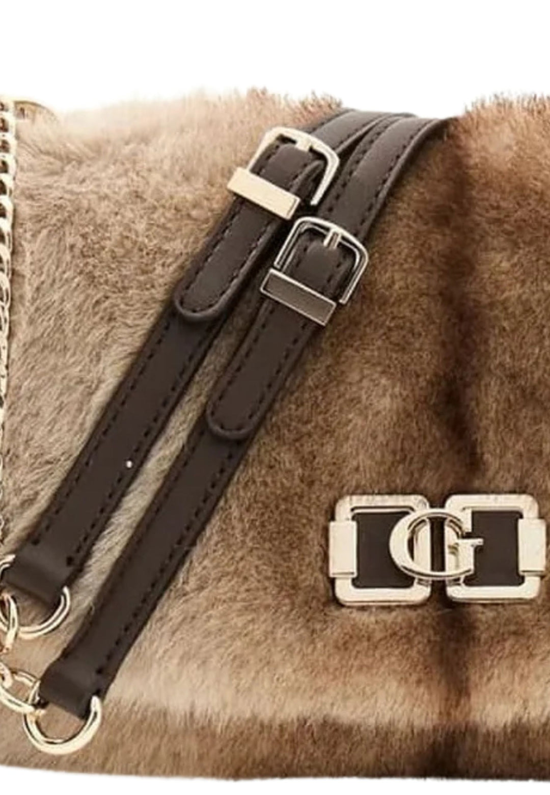 Guess Torba Na Ramię Bramina Top Zip Shou Espresso Multi FG967421