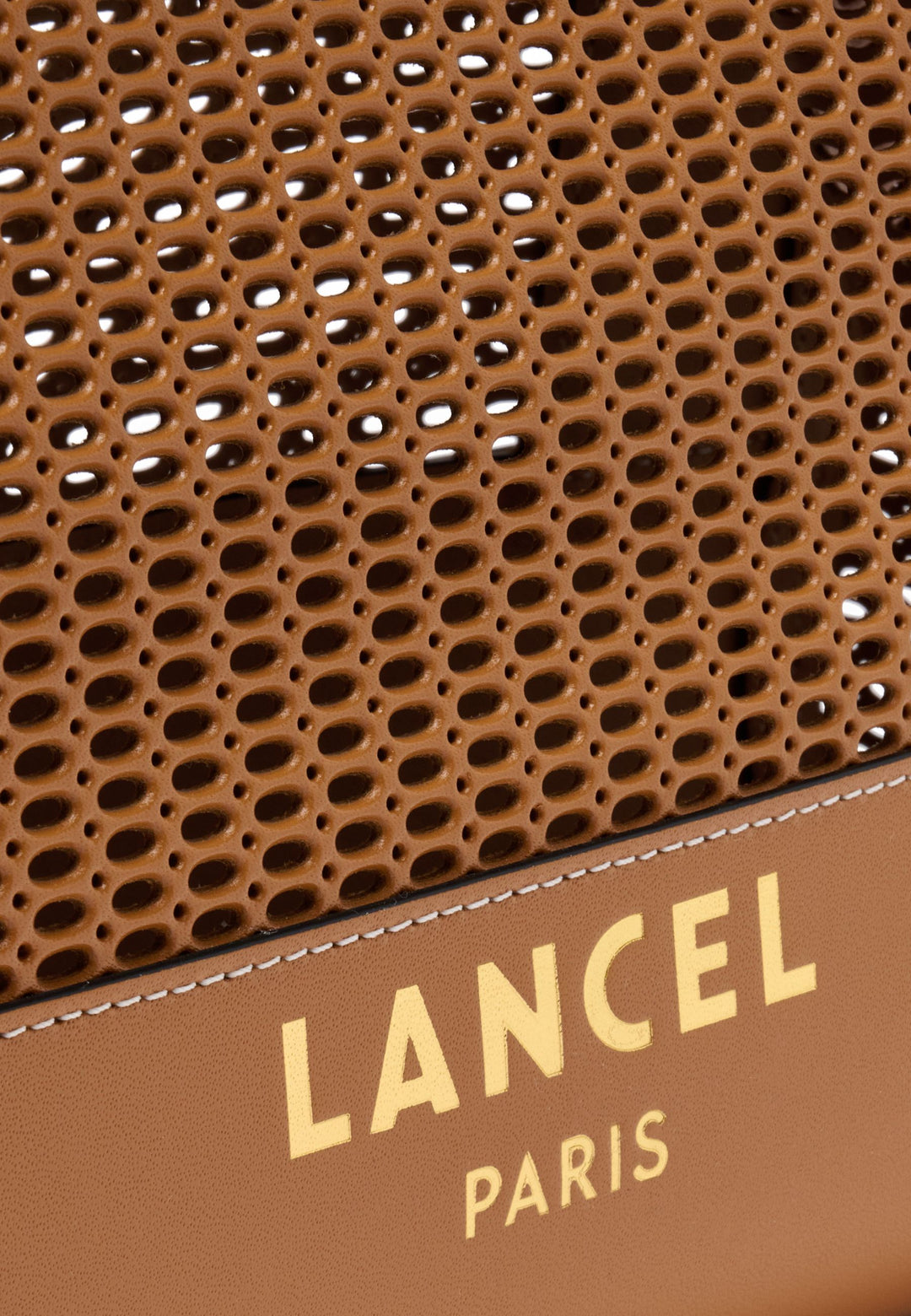 Lancel Cabas L Jour Animation Ajouree Camel Femme