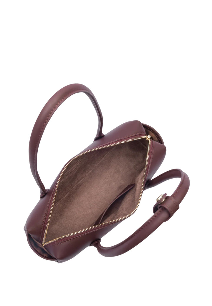 Lancaster Sac trotteur Zippé Donna Cube Bordeaux Foncé