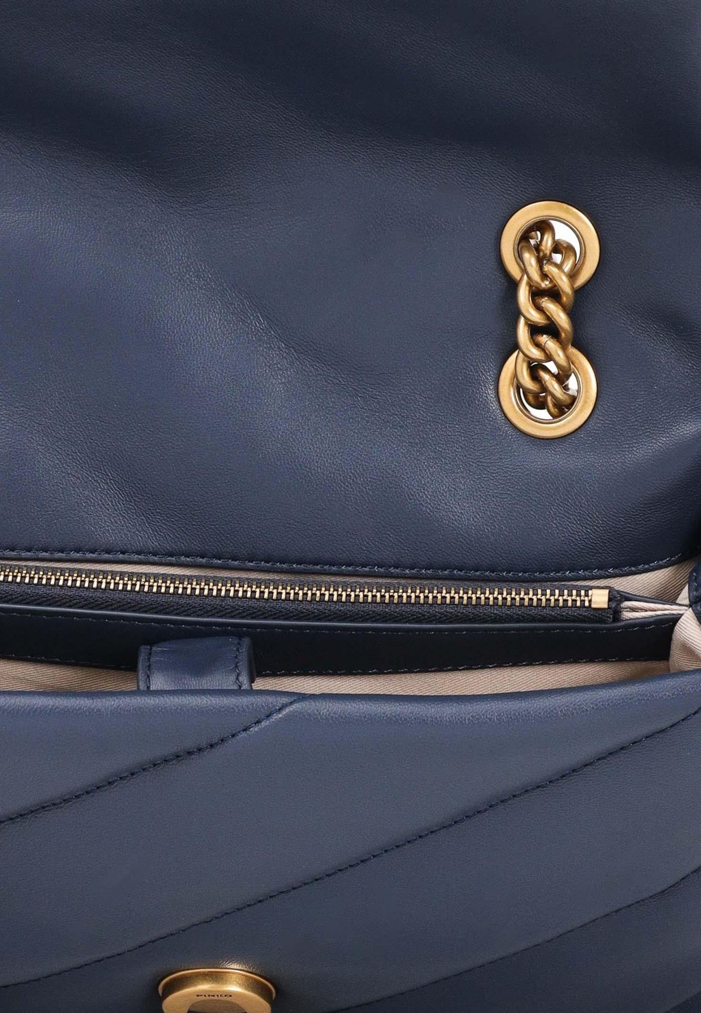 Pinko Sacs à main Love Puff Classic Cl Sheep Nap Bleu A0F2G08Q